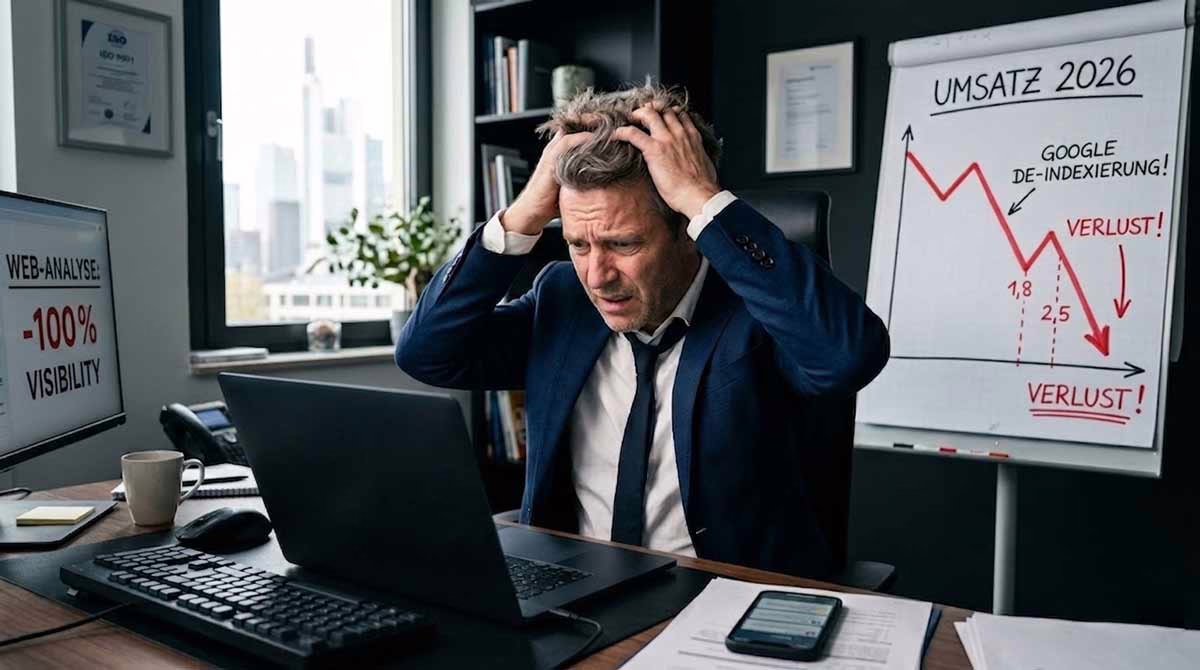 SEO-Ranking Einbruch und Umsatz-Verlust